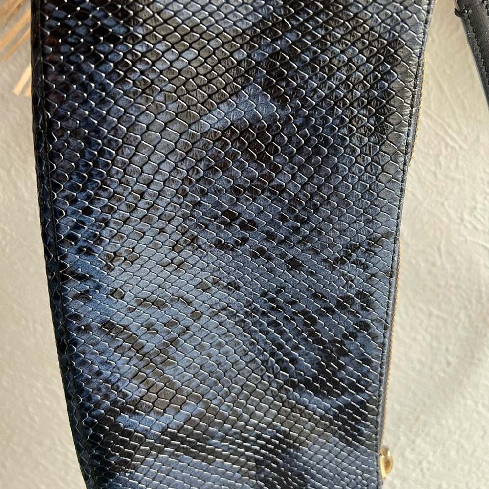 ANINE BING Bianca bag blue snake - Picture 7 of 9